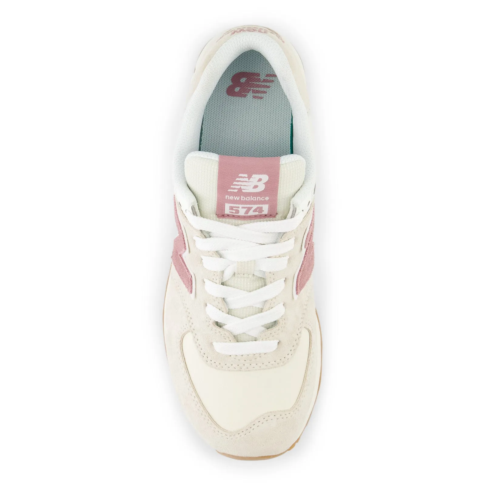 Women's New Balance 574 Color: Linen Rosewood