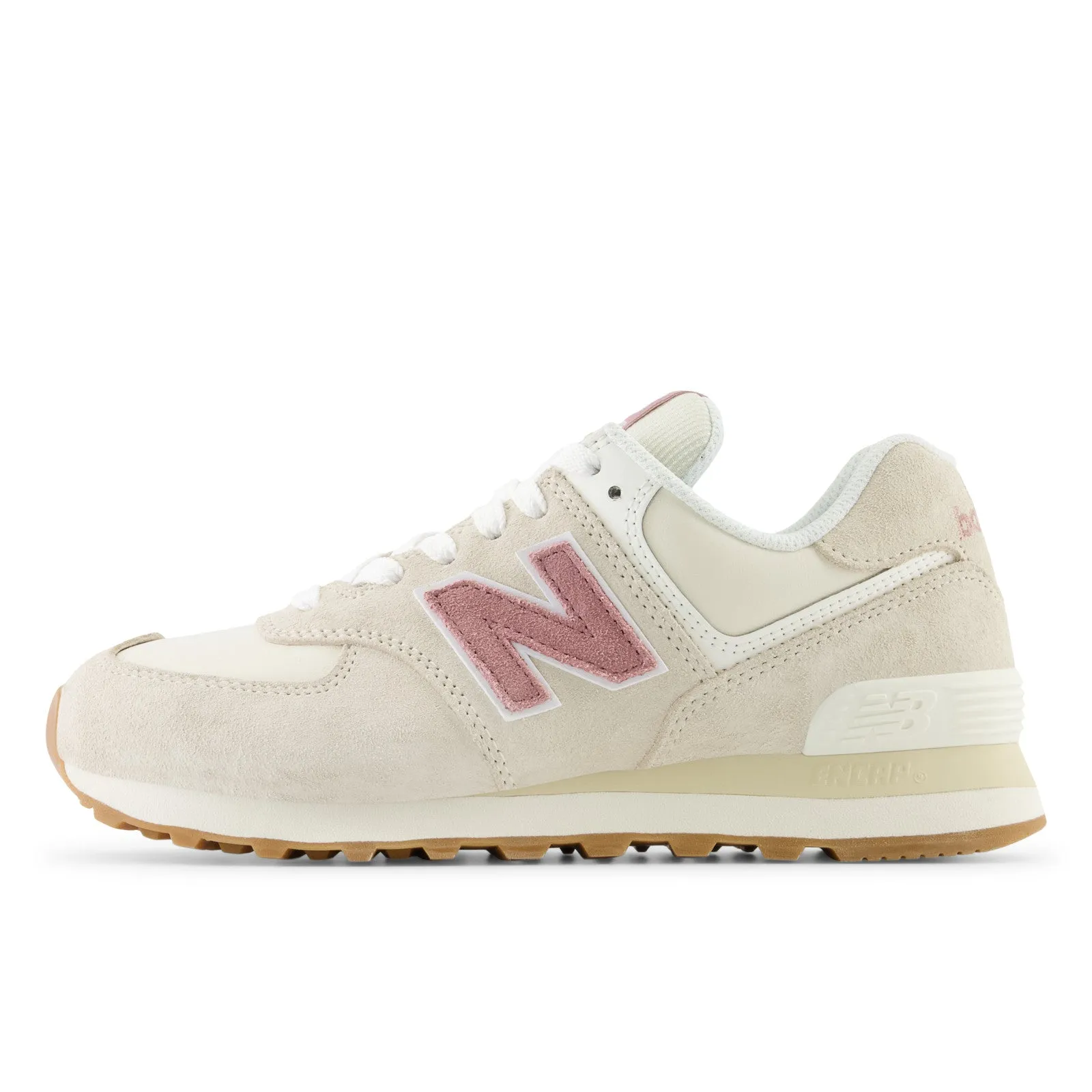 Women's New Balance 574 Color: Linen Rosewood