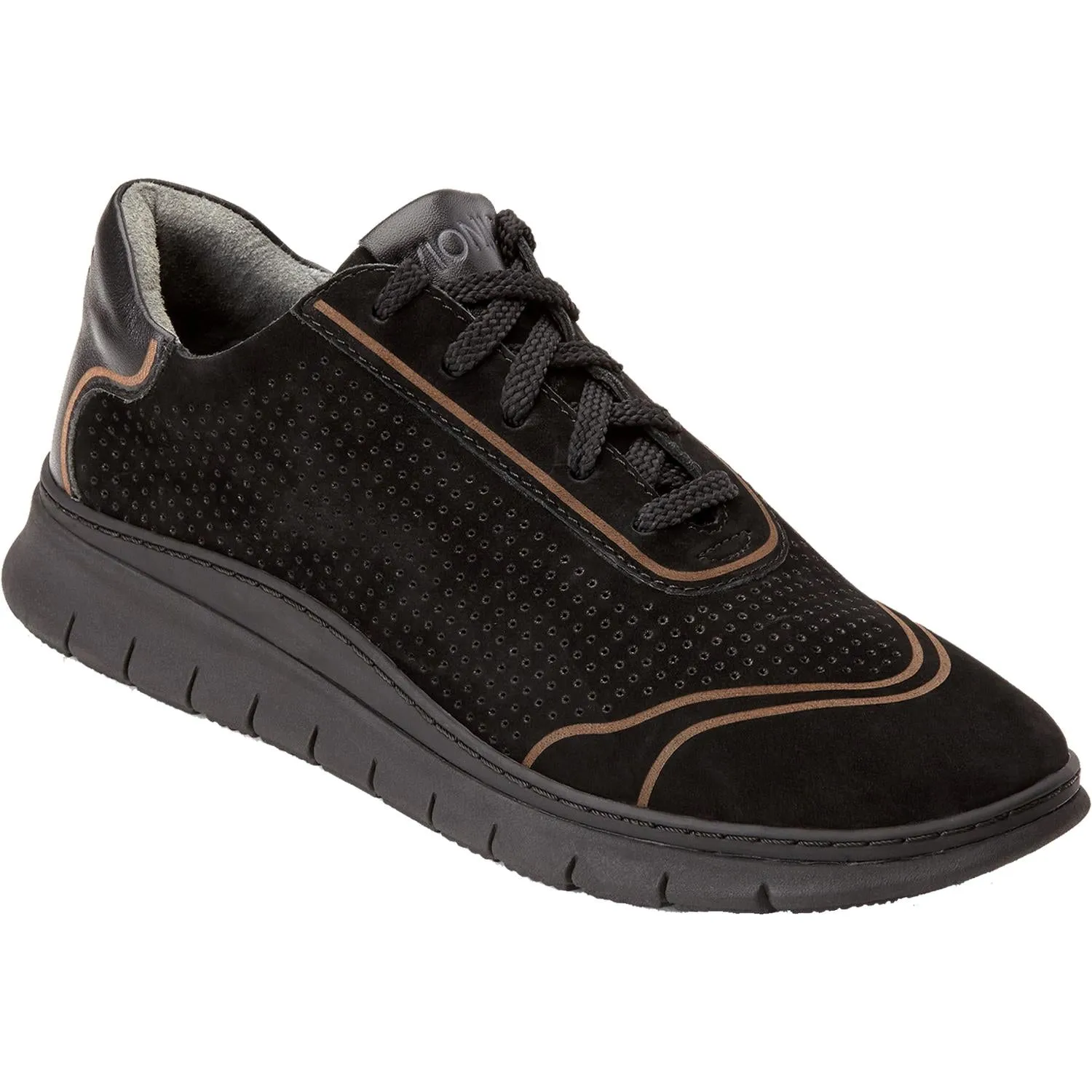 Women's Vionic Riley Black/Black Nubuck/Leather