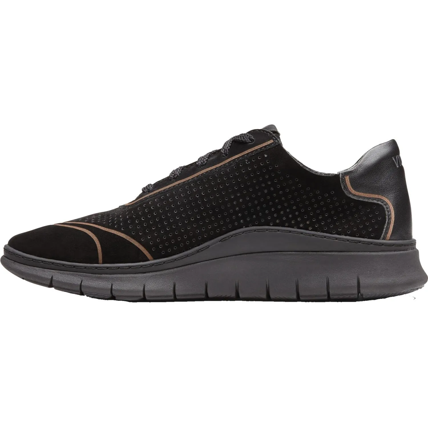 Women's Vionic Riley Black/Black Nubuck/Leather