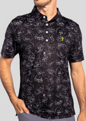 X's and O's Men's Polo | Black