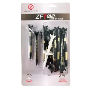 ZF TOUR 3-PRONG 2-3/4" TEES - 40 PACK