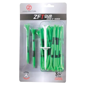 ZF TOUR 3-PRONG 3-1/4" TEES - 30 PACK